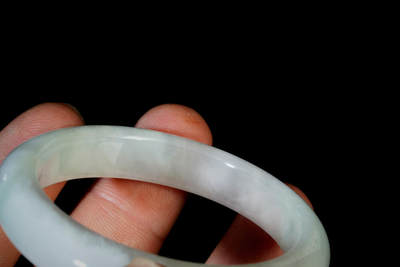 上海都达杂项专场三十四【年后发货全场包邮】  天然冰糯种翡翠手镯88-59