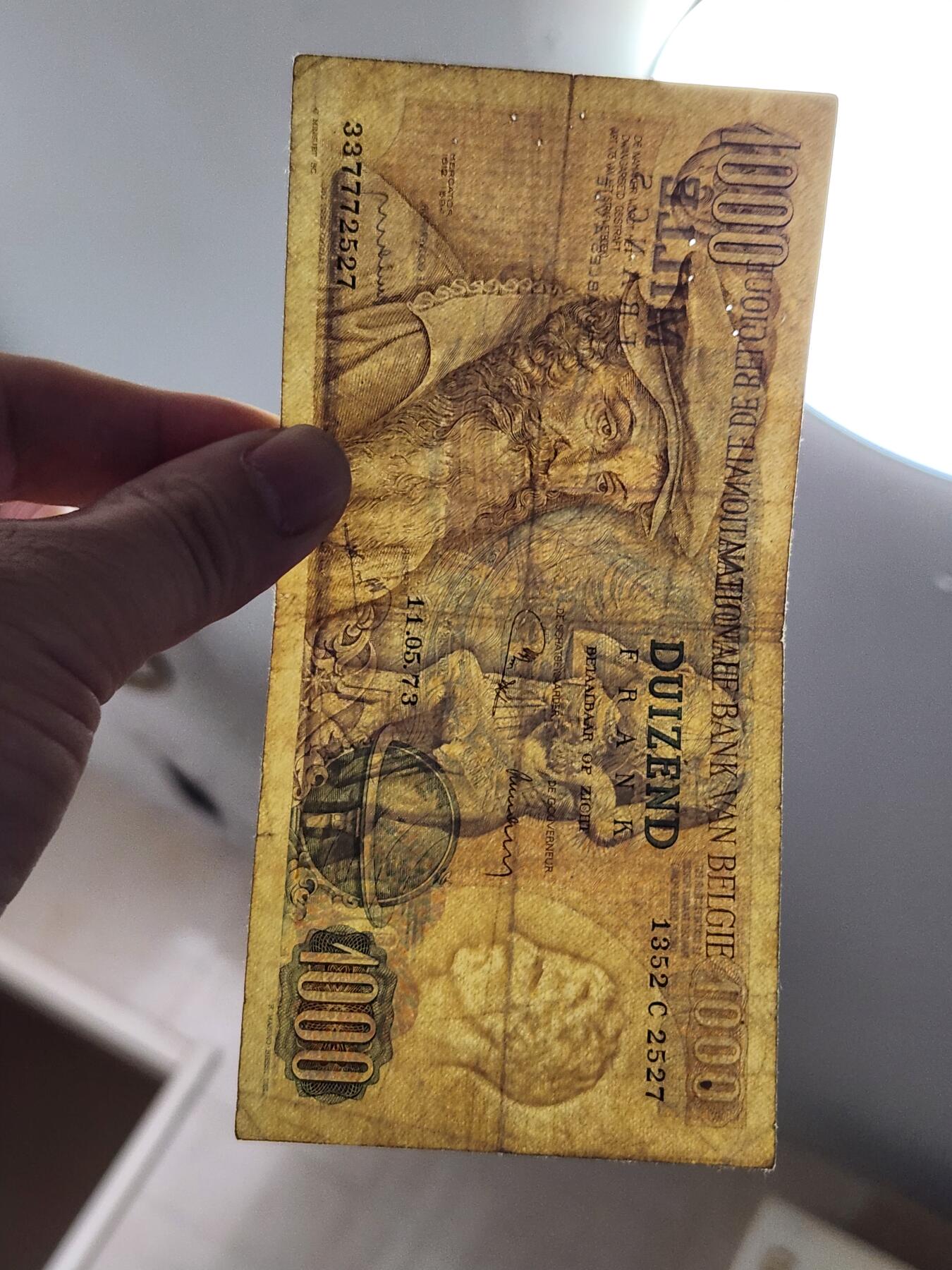 2月9号晚上8点 外国纸币自动截拍第22场 比利时1000稀少