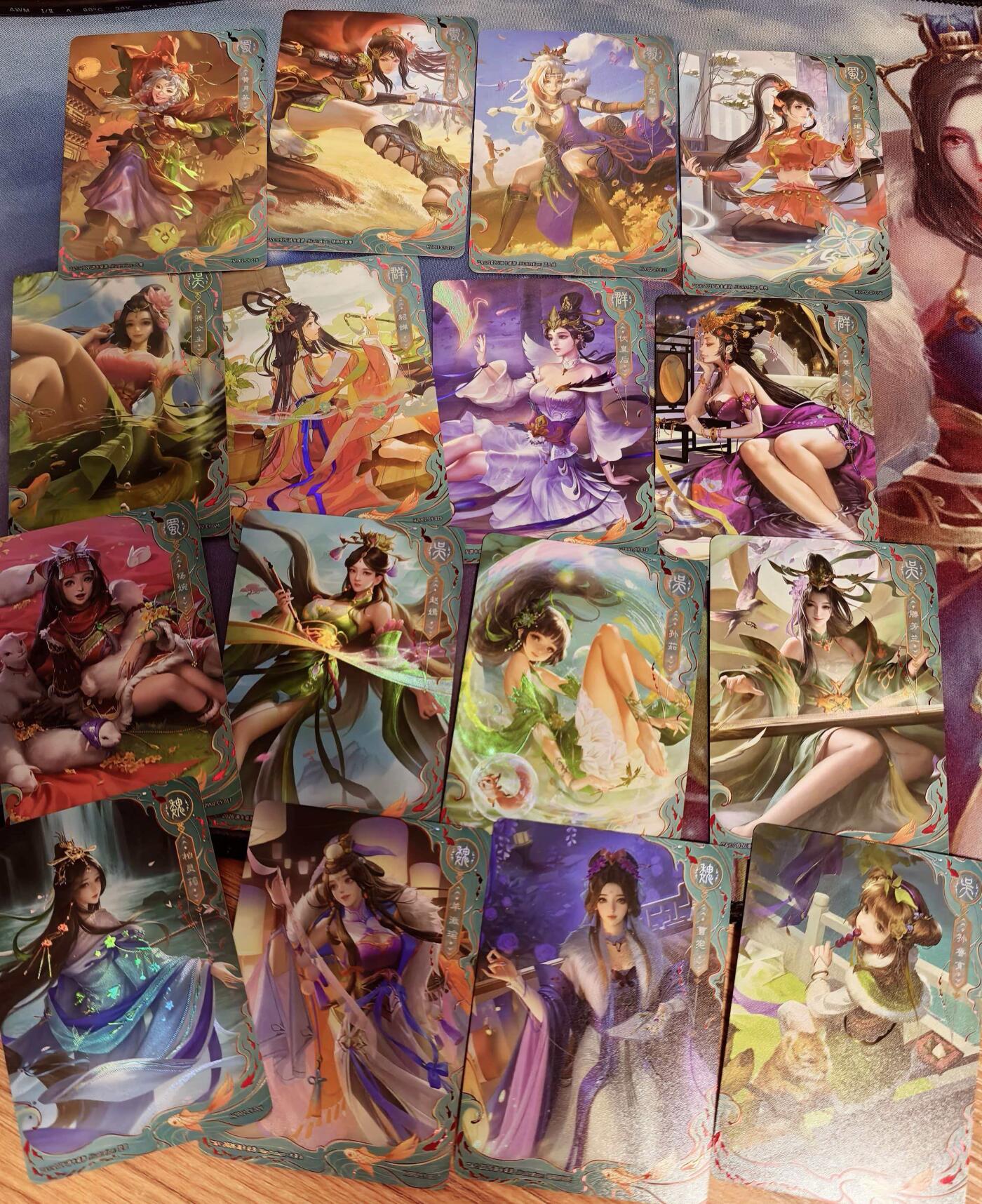 NO.24 好又多金牌大场，年前最后一期，全场中拍有礼！每周一站式配齐，方便凑单！（周6晚9点截拍，卖家送拍0抽成！ 【套卡】三国杀 花朝谱2-鉴艳惊鸿-沉鱼一组，全员三国妹卡16张