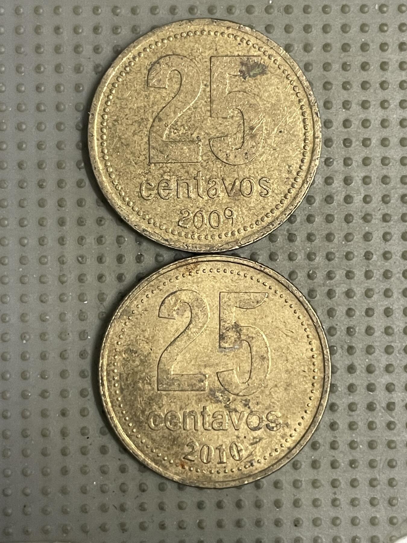 2026年第24场各国散币拍卖（总第174场）年前发货截止到11号 阿根廷25分2枚