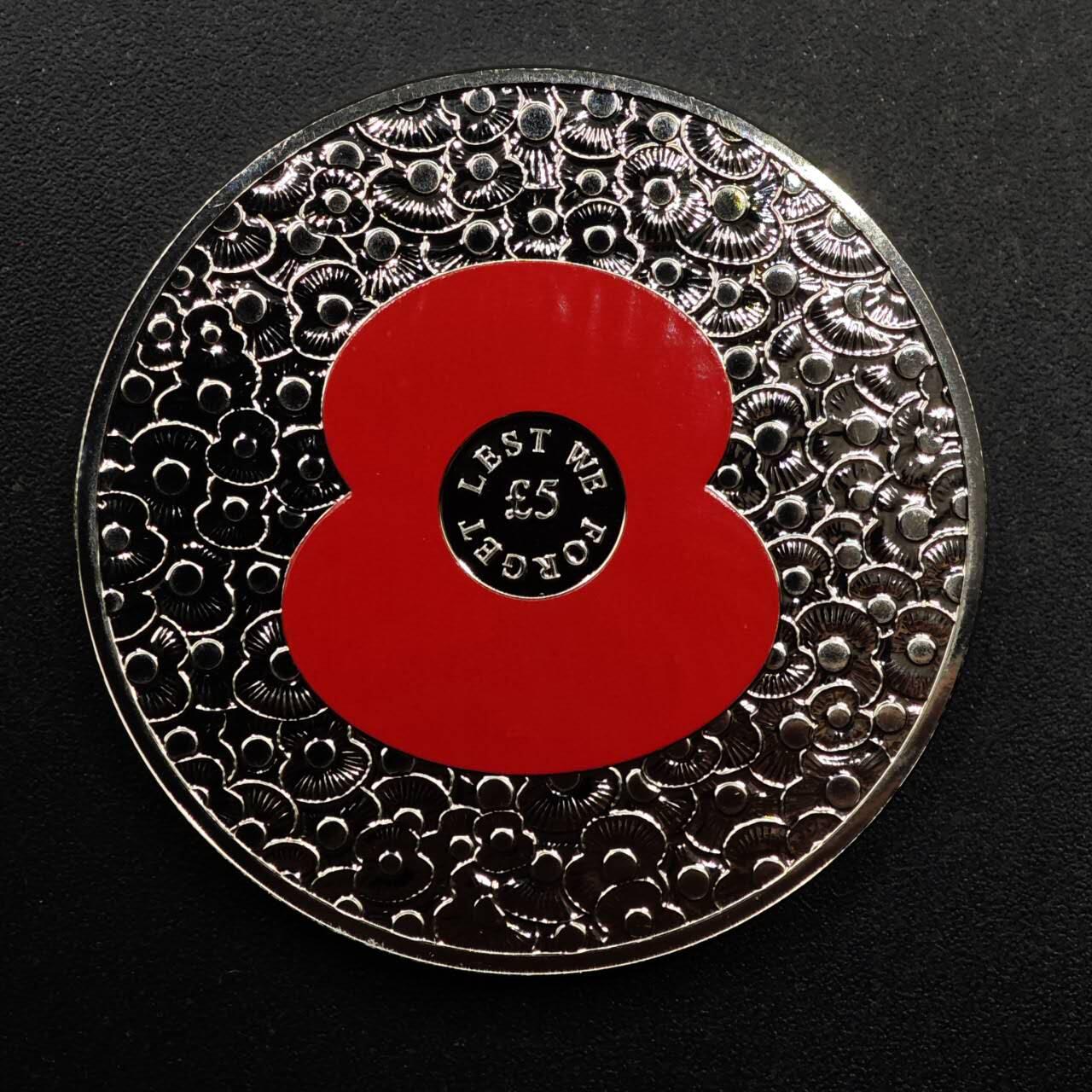  【淘币小摊】限时拍第八百七十拍   克朗币邮币封场    年前最后一场结束全部发出请更换最新收货地址不方便收货的请勿参拍或者顺丰到付 泽西岛2014年一战纪念5镑纪念币