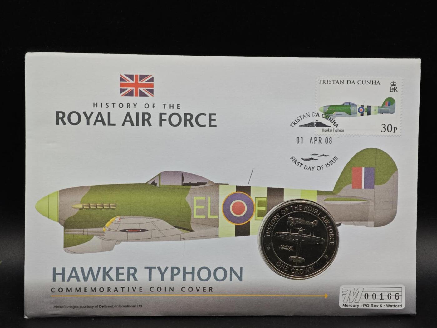  【淘币小摊】限时拍第八百七十拍   克朗币邮币封场    年前最后一场结束全部发出请更换最新收货地址不方便收货的请勿参拍或者顺丰到付 直布罗陀2008年英国皇家空军飞机历史克朗纪念币邮币封