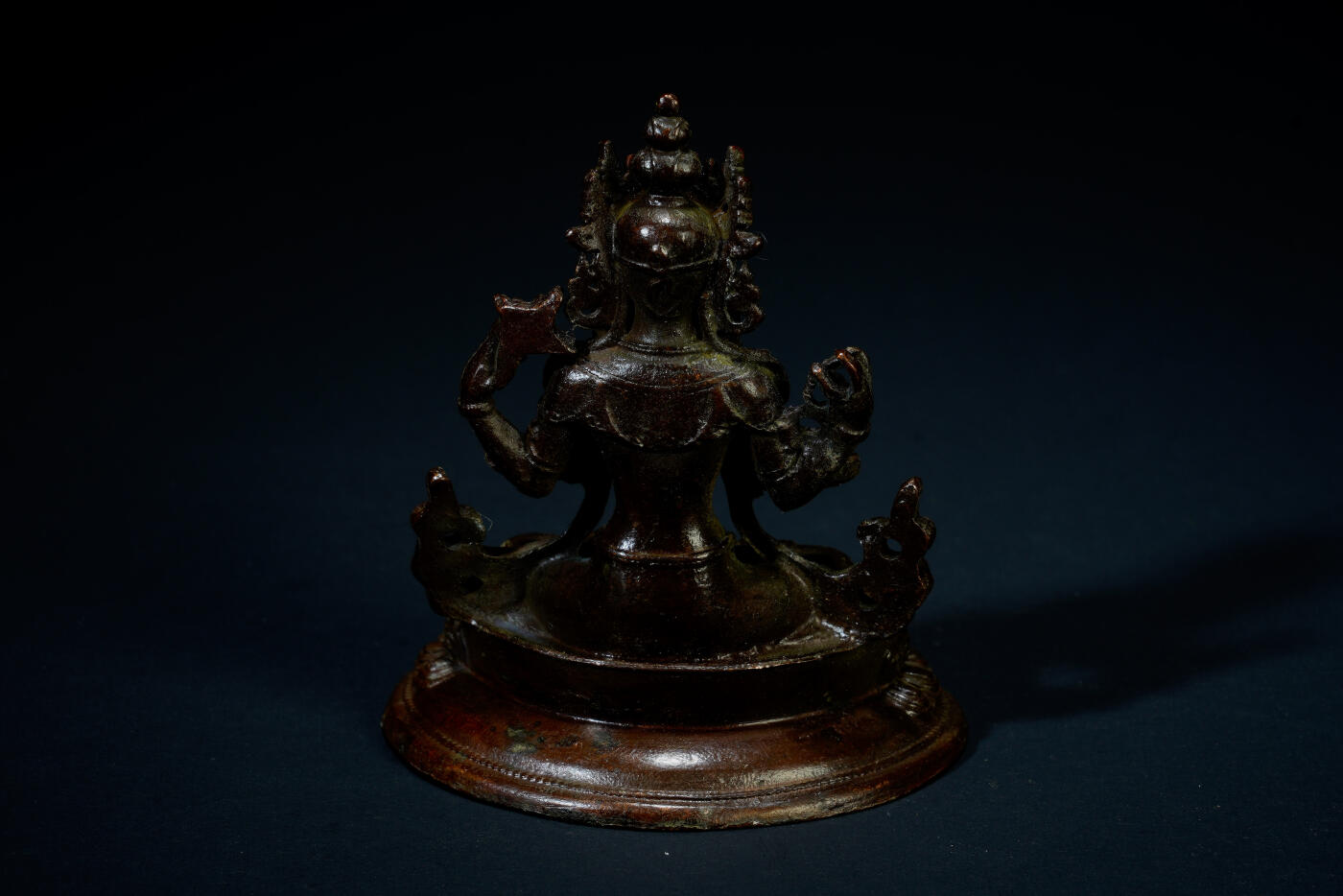 上海都达杂项专场二十六（全场包邮）  尼泊尔铜四臂观音造像88-12