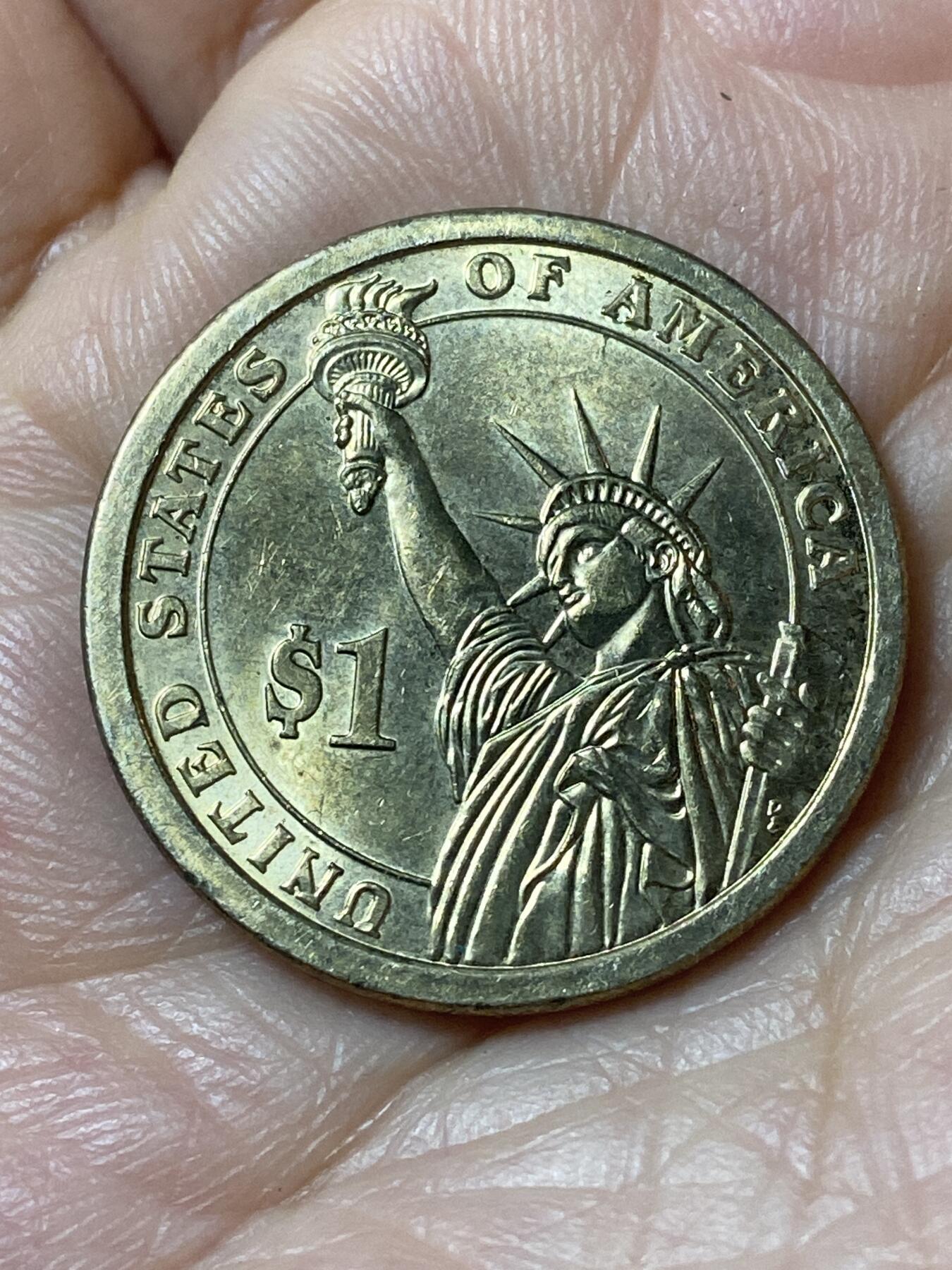 2026年第二十一场(总第一百九十场）外国好品散币场(免佣金) 美国🇺🇸2010年1美元(总统系列–第13任总统密拉德·菲尔莫尔纪念币)