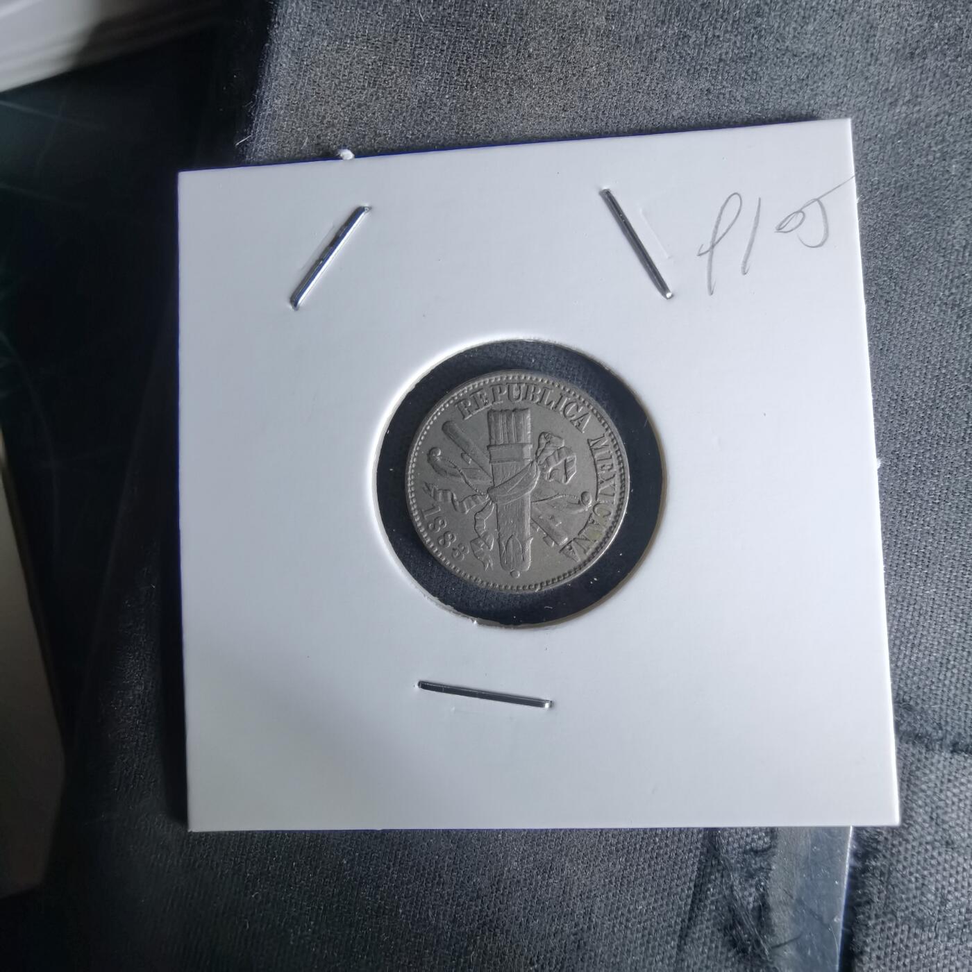 沼泽如烟--第991场 墨西哥1883年一分