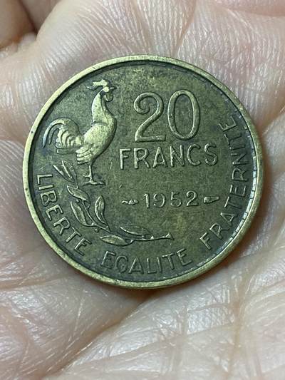 2026年第二十一场(总第一百九十场）外国好品散币场(免佣金) - 法兰西第三共和国1952年20法郎