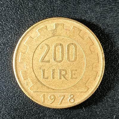 逸泉钱币2026第十二组世界钱币专场春节千件大拍A1614～2574 - 2302 意大利200里拉