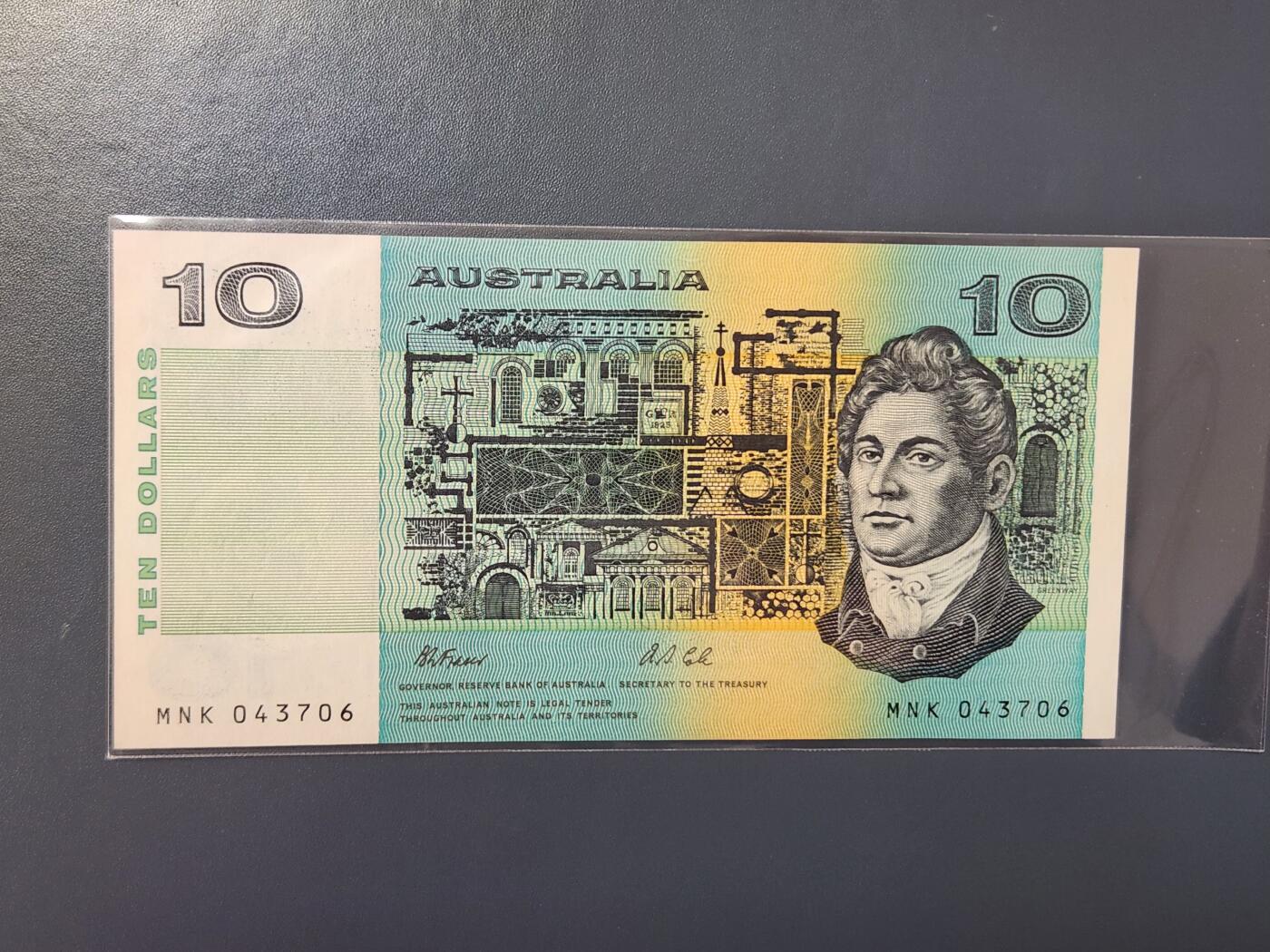2月8号晚上8点 外国纸币自动截拍第21场 澳大利亚10新品