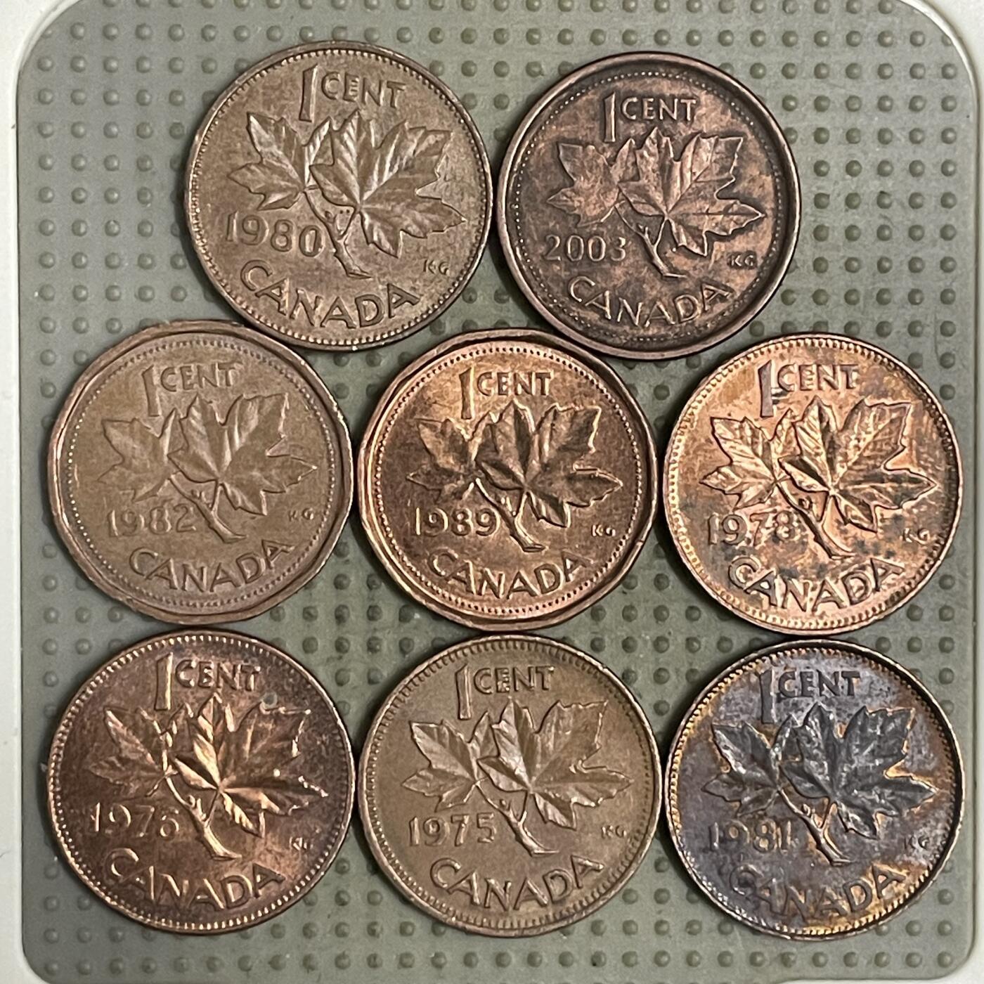 2026年第24场各国散币拍卖（总第174场）年前发货截止到11号 加拿大1分8枚