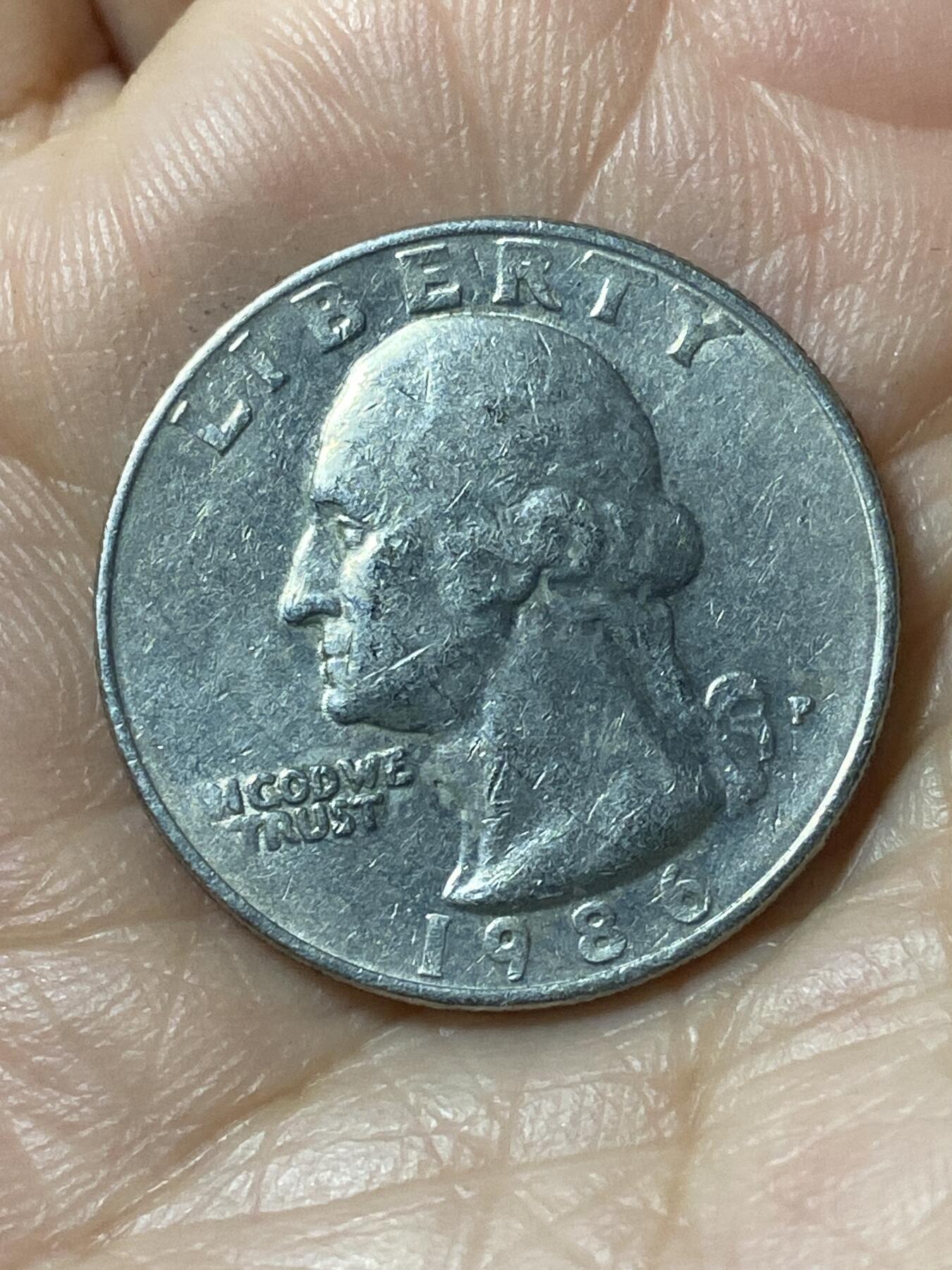 2026年第二十一场(总第一百九十场）外国好品散币场(免佣金) 美国🇺🇸1986年1/4元(华盛顿1/4元第三版，P标费城造)