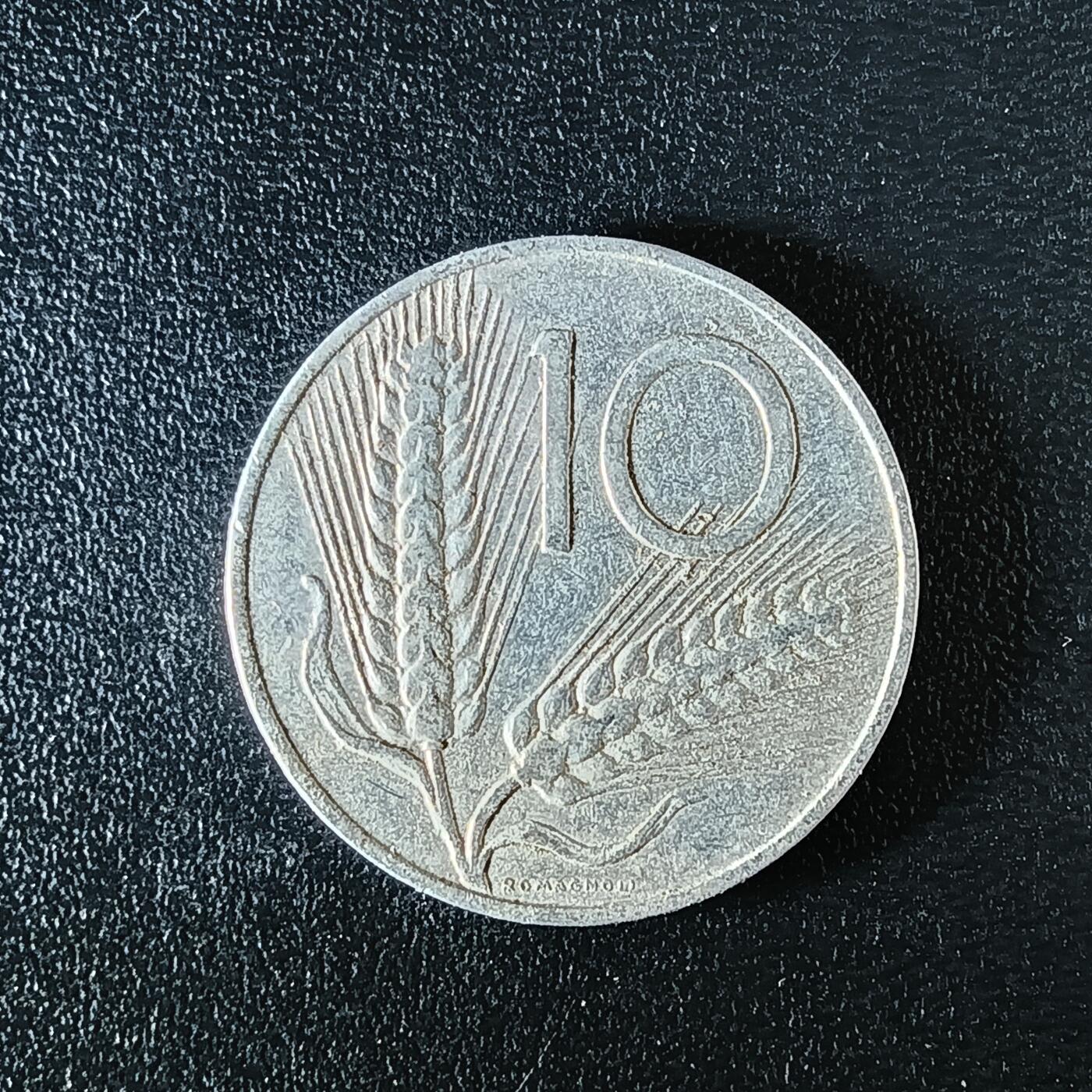 逸泉钱币2026第十二组世界钱币专场春节千件大拍A1614～2574 2340 意大利10里拉硬币