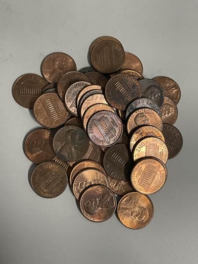 2026年第24场各国散币拍卖（总第174场）年前发货截止到11号 - 美国1983-2008版林肯纪念堂1美分50枚