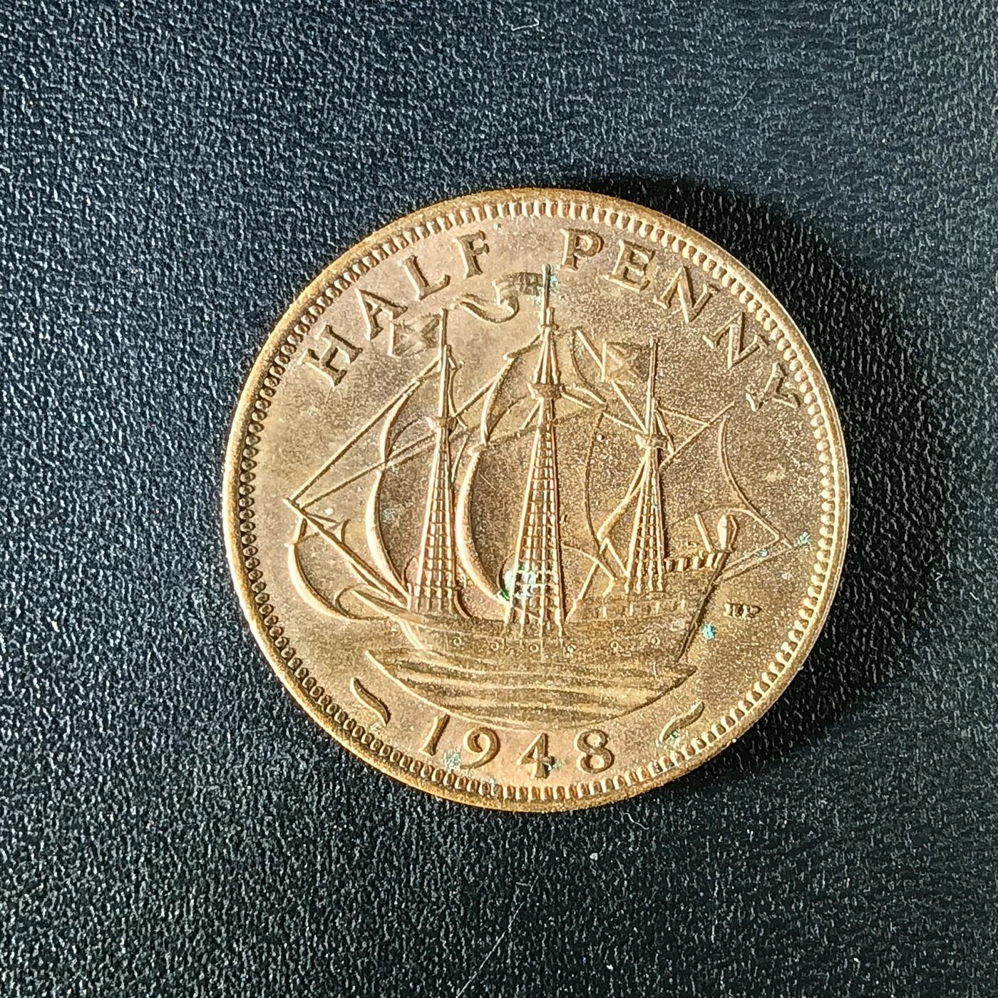 逸泉钱币2026第十二组世界钱币专场春节千件大拍A1614～2574 2338 英国1/2便士