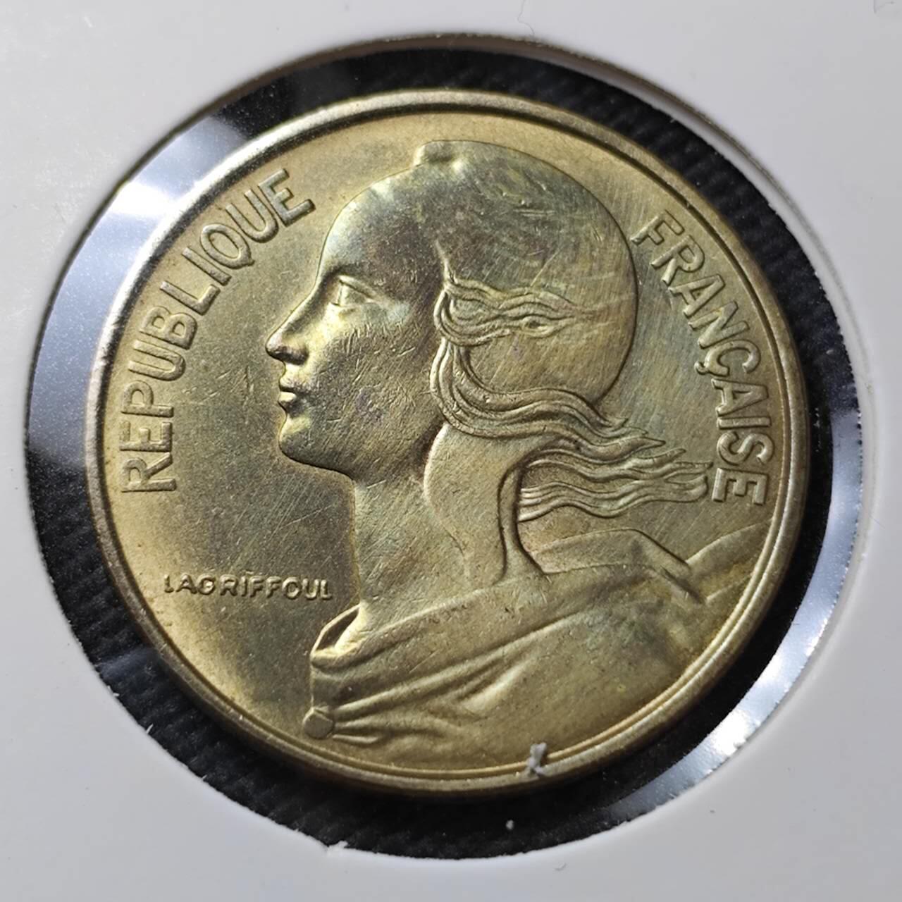 KK钱币收藏小铺  第395期  2月预留时间 周末发货 1963法国50分 