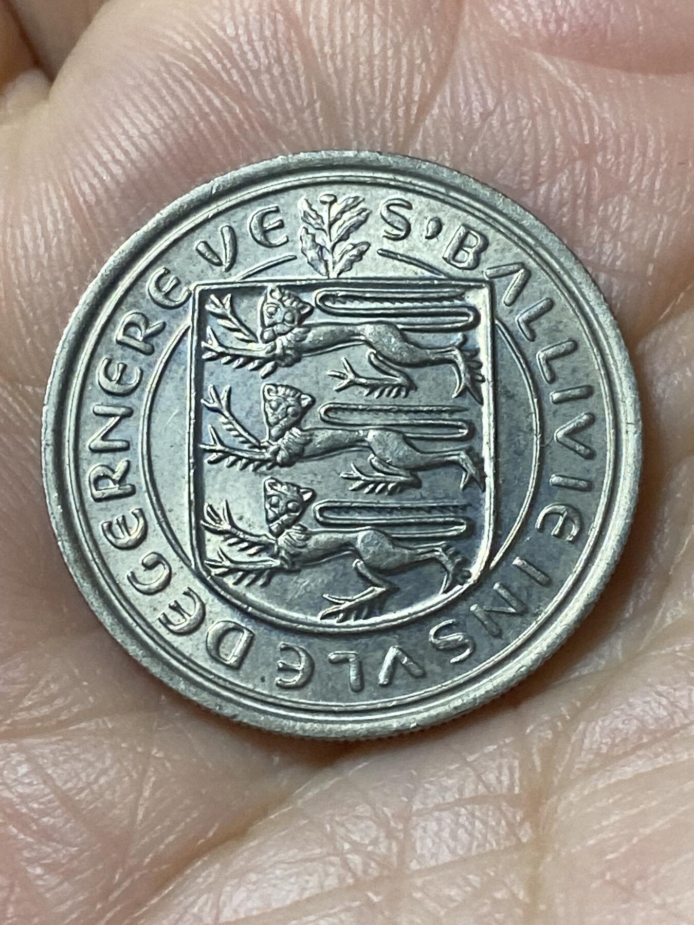 2026年第二十一场(总第一百九十场）外国好品散币场(免佣金) 英属根西岛🇬🇬1977年5便士(伊丽莎白二世时期，十进制第二套)