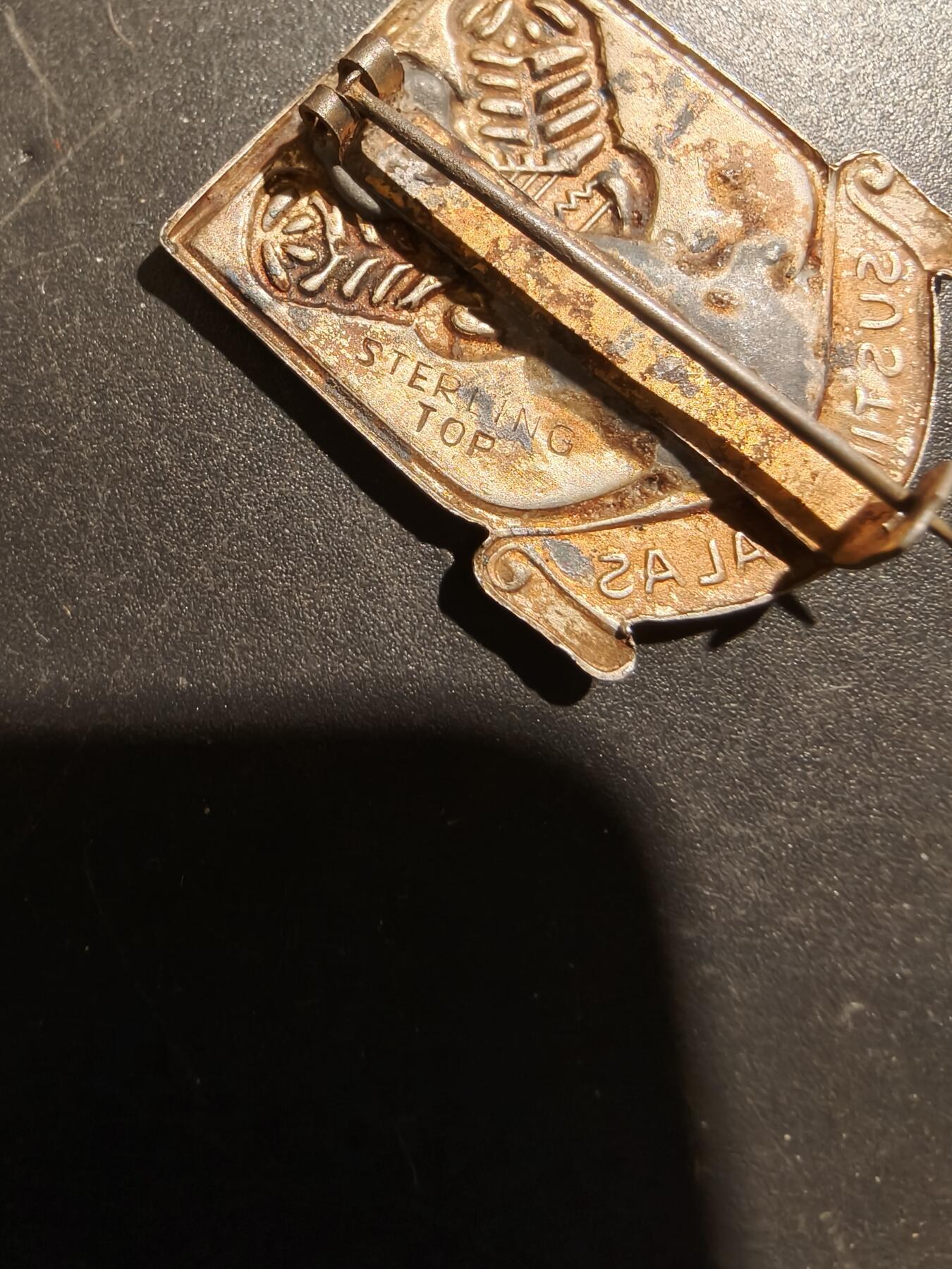 老王徽章第181期 二战美国陆军航空队技术训练司令部证章      925银     二战时期横针版