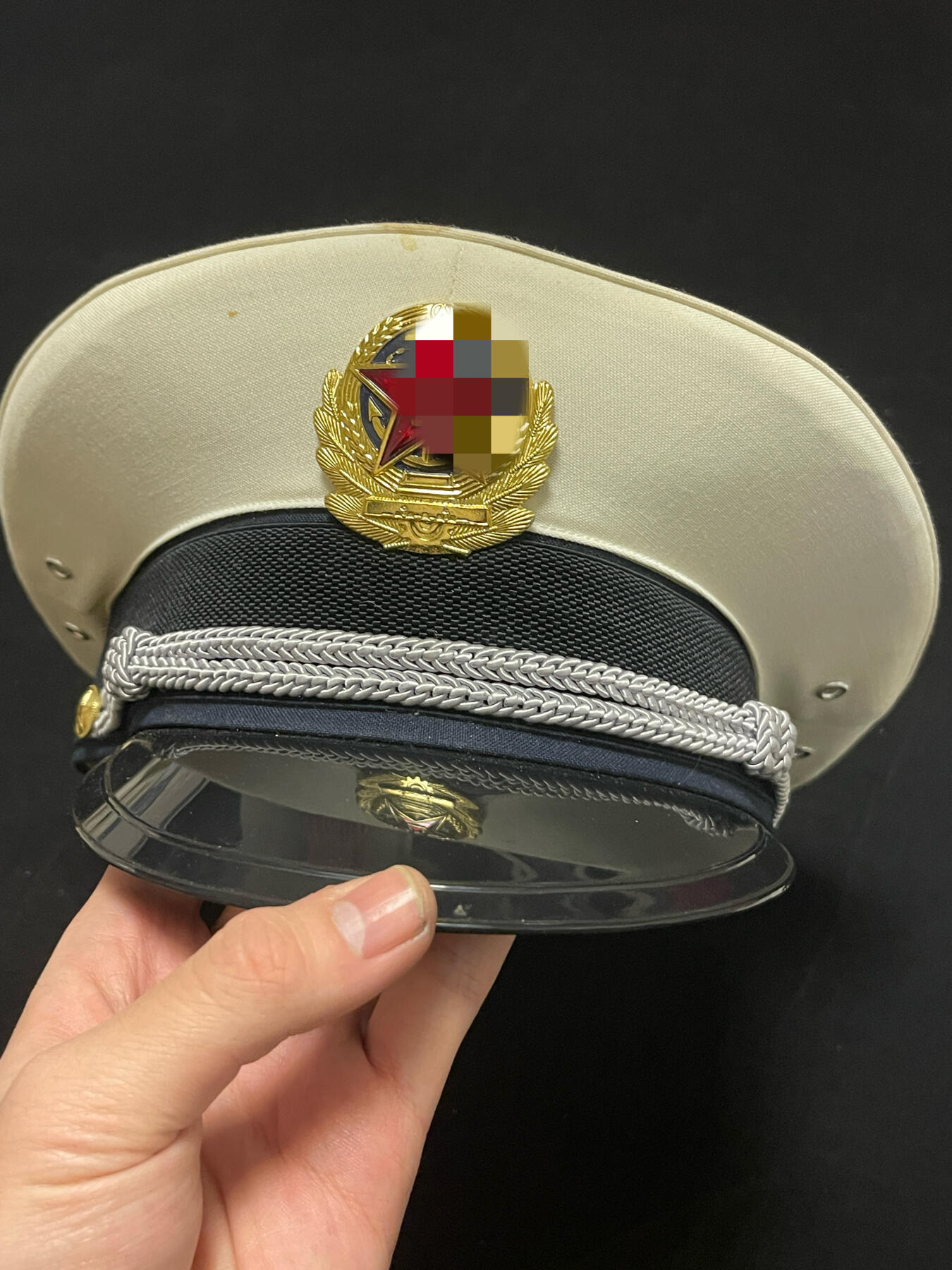 杂勋专场 南苏联Au04式海军常服一套，有衣服帽子领带肩章帽罩两幅