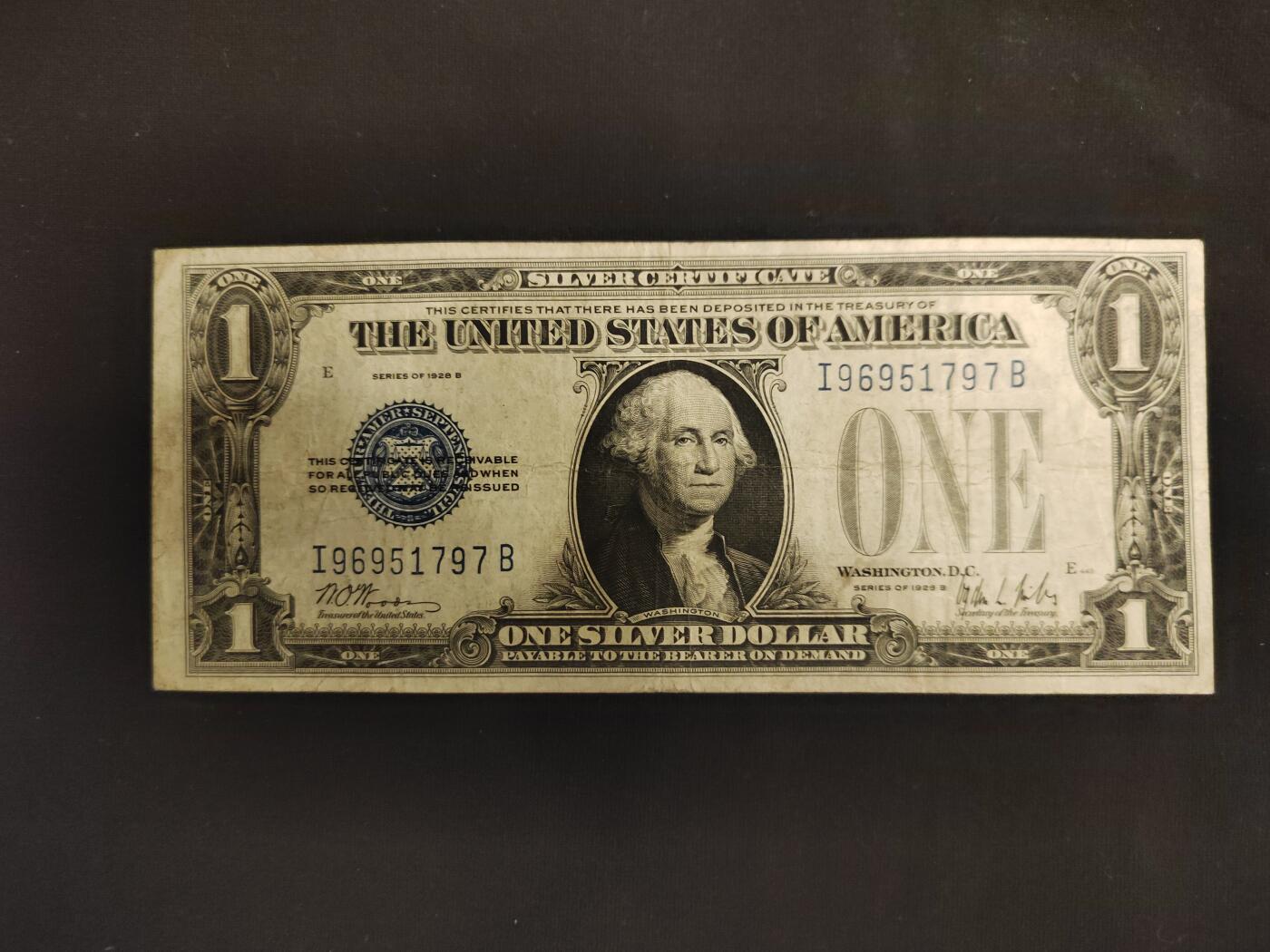 1928年1美元