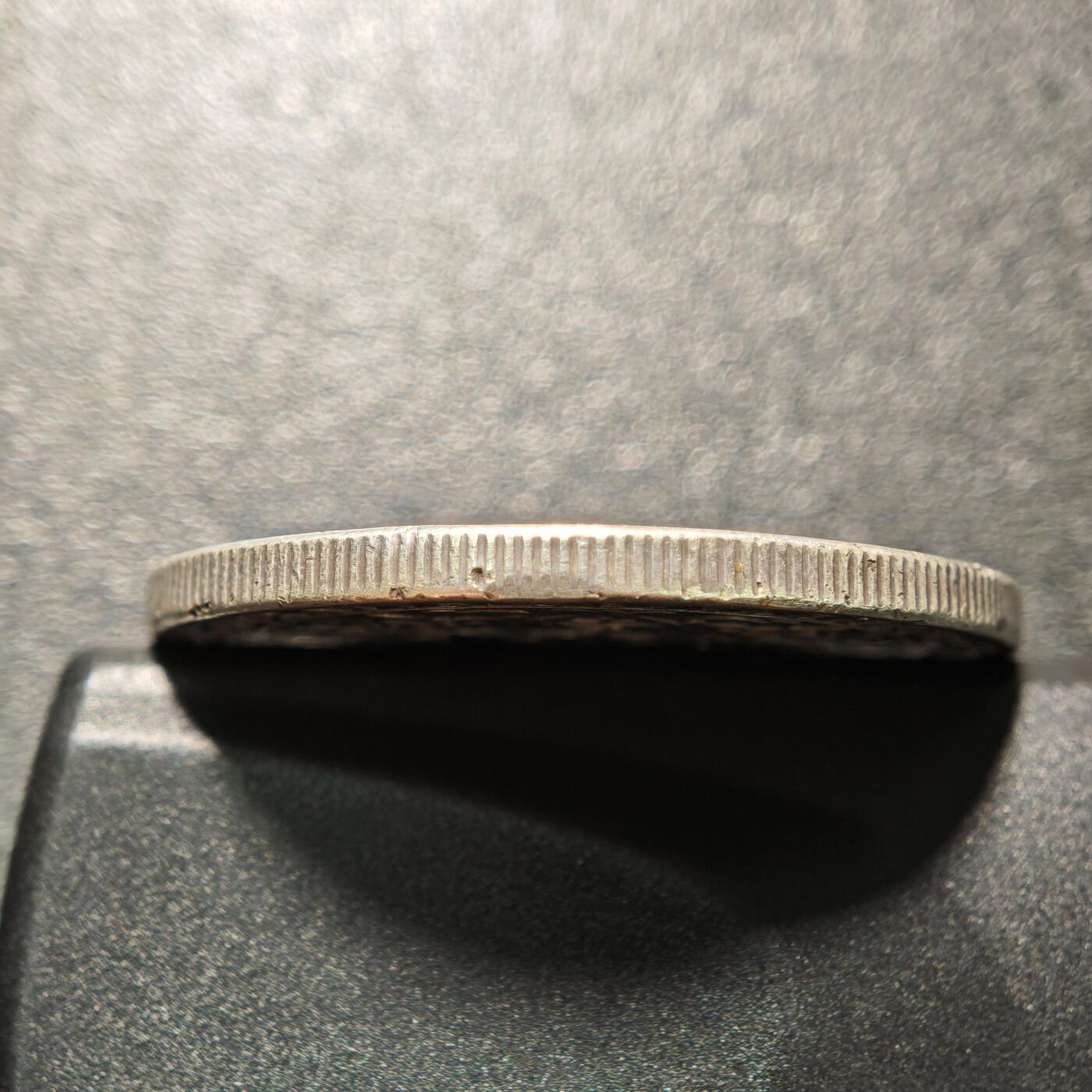 【德藏】世界币章拍卖第165期（拍品征集中~欢迎藏友联系） 1903年 英属海峡爱德华七世壹圆银币 有戳 直径约：37.1mm；重约：26.7g