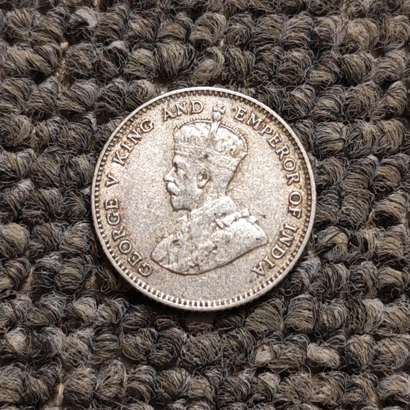 1927年英属海峡殖民地乔治五世10分小银币