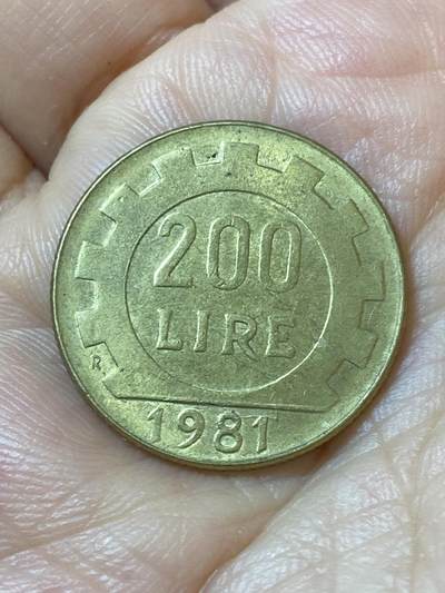 2026年第二十一场(总第一百九十场）外国好品散币场(免佣金) - 意大利🇮🇹1981年200里拉