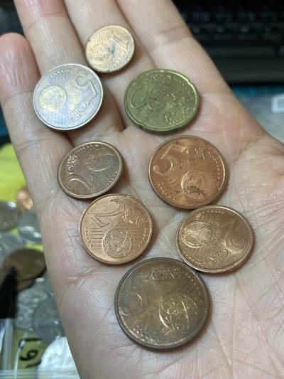 2026年第二十一场(总第一百九十场）外国好品散币场(免佣金) - 各国各年份欧分8枚(共计42欧分)