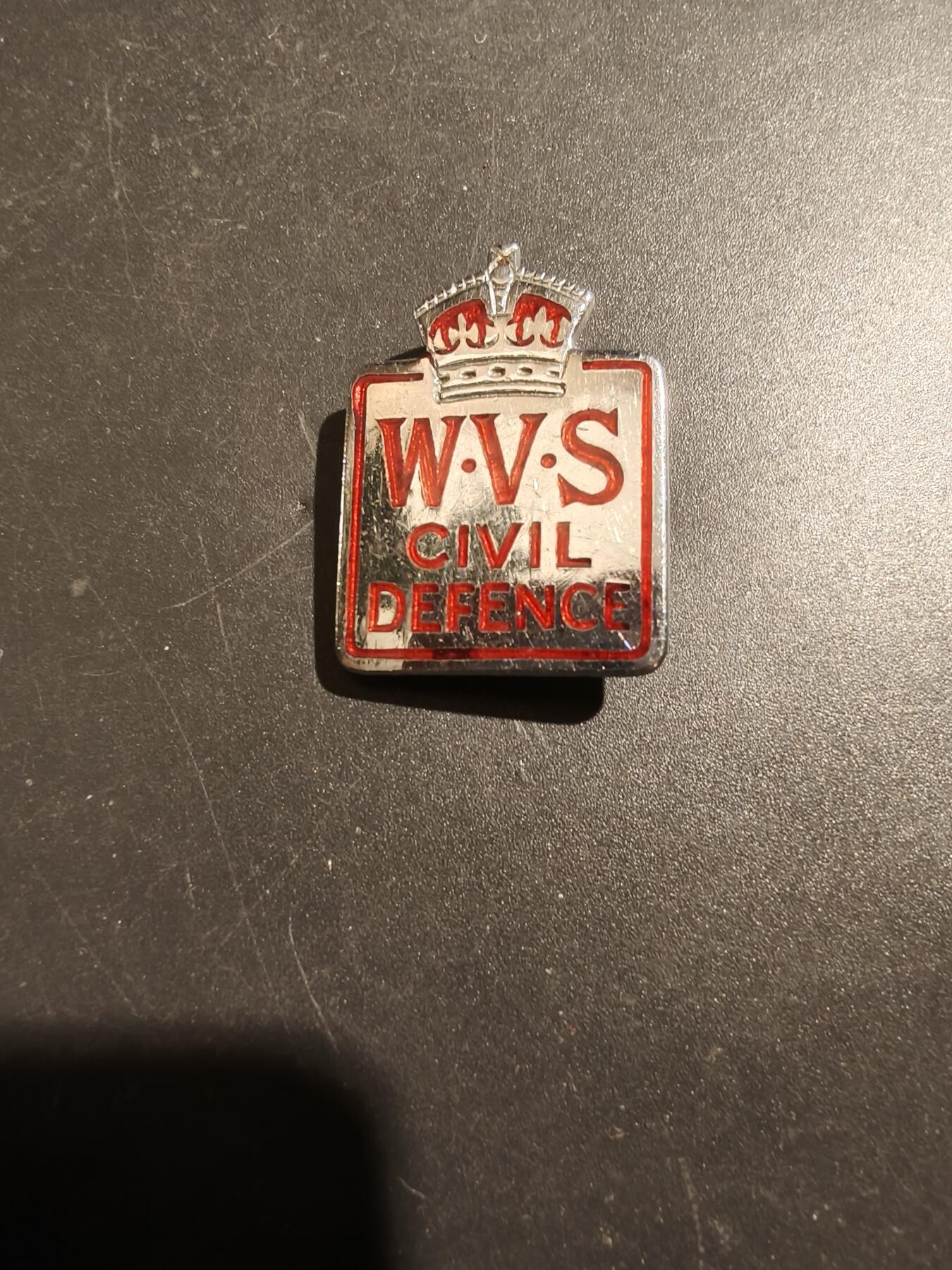 老王徽章第181期 英国二战妇女志愿服务队民防证章