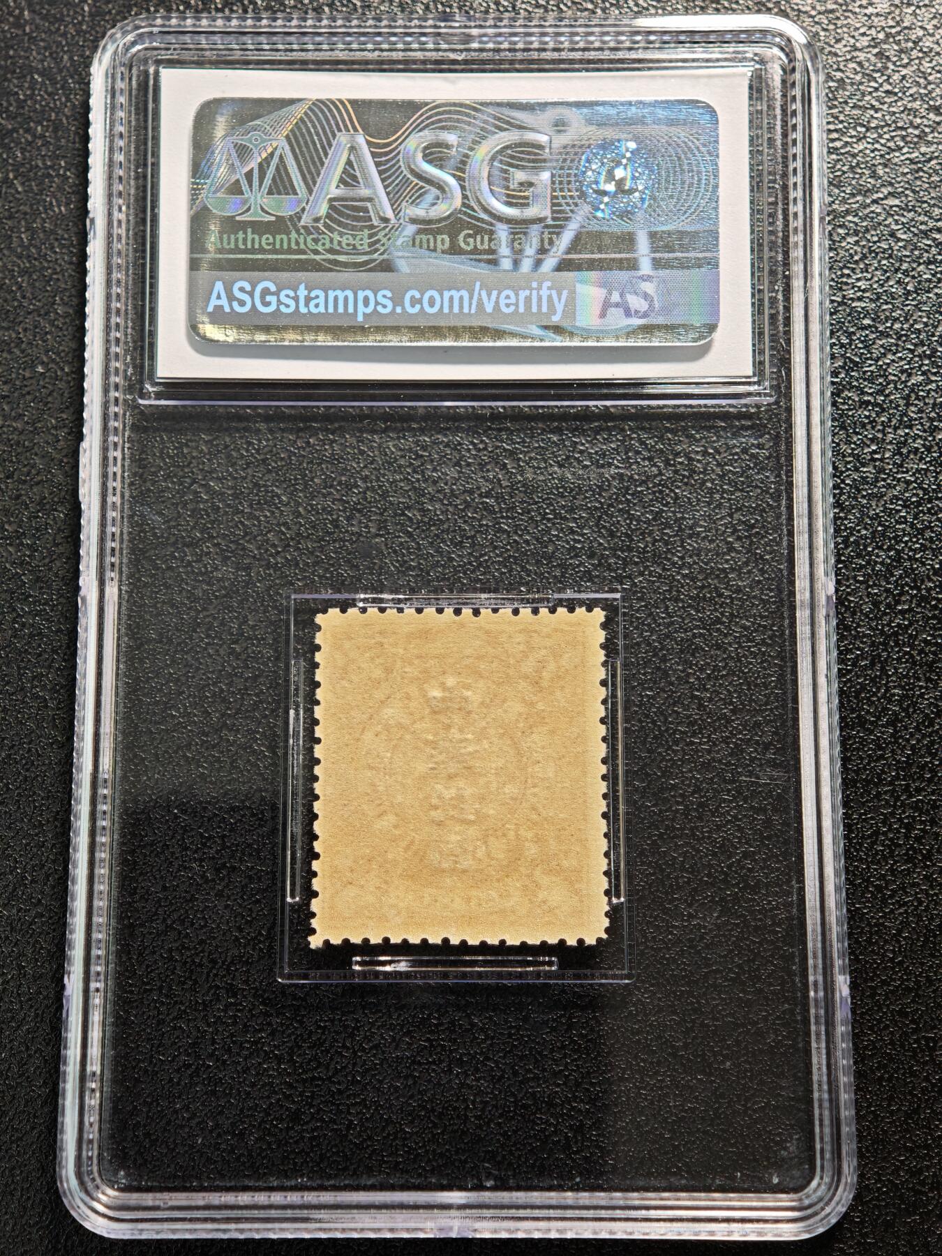 【德藏】世界币章拍卖第165期（拍品征集中~欢迎藏友联系） 1912年 中国民国加盖“中华民国”半分蟠龙邮票 ASG VF/XF85 Mint OG