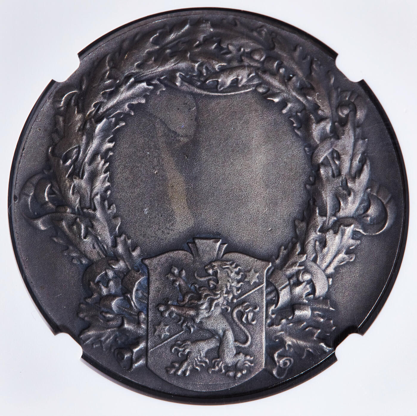 【俄甄集藏】马年新春第一拍 2026年(048)02-25星期三 晚 19:30 全场包邮 瑞典20世纪初斯科讷堡皇家农业协会大银章，NGC MS62，酱彩老包浆，名家林德伯格作品，直径40mm