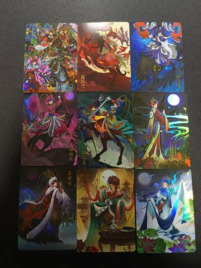 天玑星卡拍第170期《2.9周一截拍》持续收拍收评中 满赠卡需备注 - 宁缺卡牌 京剧水浒 四大巾帼 四大美女 彩闪九张