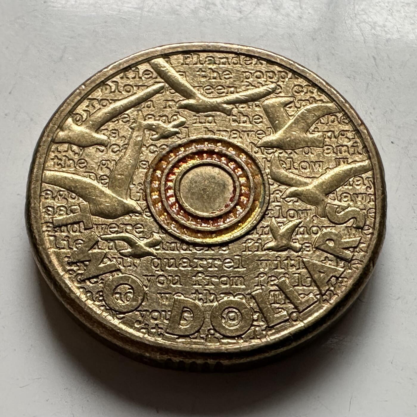 🌹外币初藏🌹🐯2026年第18场 快递将在12号停运 年前需发货的抓紧 ，年后正月十五恢复发货 澳大利亚2017年¥2纪念币