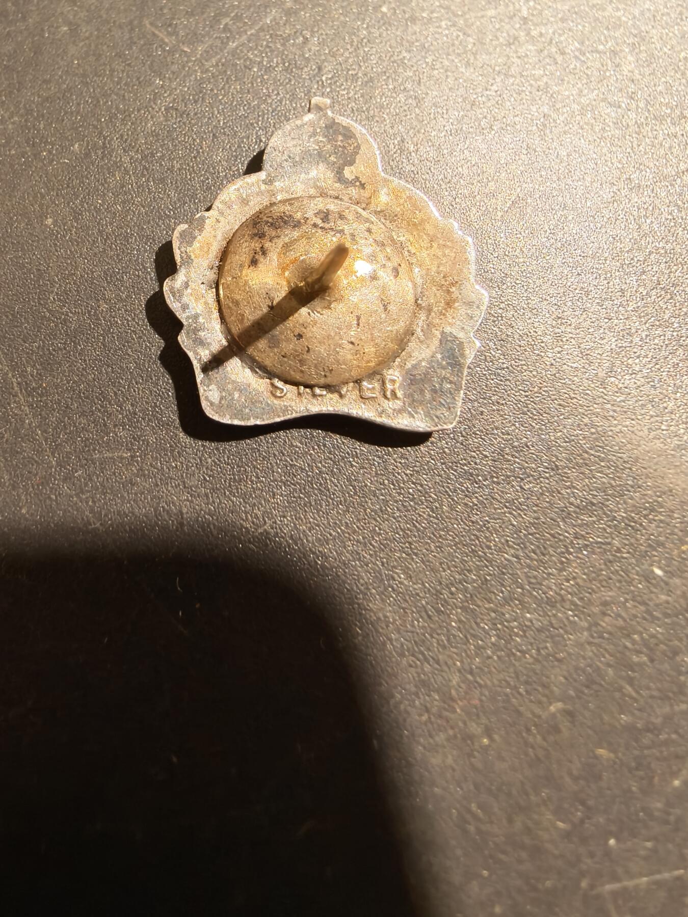 老王徽章第181期 英国皇家海军证章    925银质珐琅    