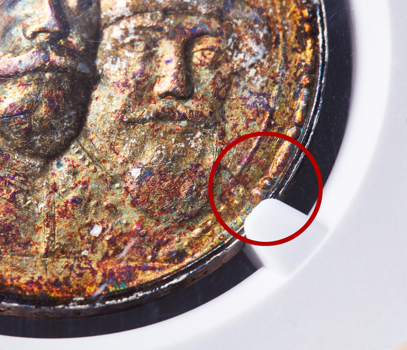 【俄甄集藏】马年新春第一拍 2026年(048)02-25星期三 晚 19:30 全场包邮 沙俄1913年罗曼诺夫王朝300周年flat版1卢布纪念银币，NGC MS61，稀少FLAT平打版，黄金包浆，原味底光