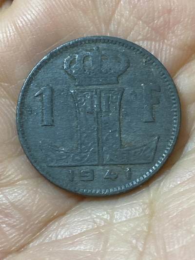 2026年第二十一场(总第一百九十场）外国好品散币场(免佣金) - 比利时🇧🇪1941年1法郎(二战德国占领时期，左法语右荷语版)