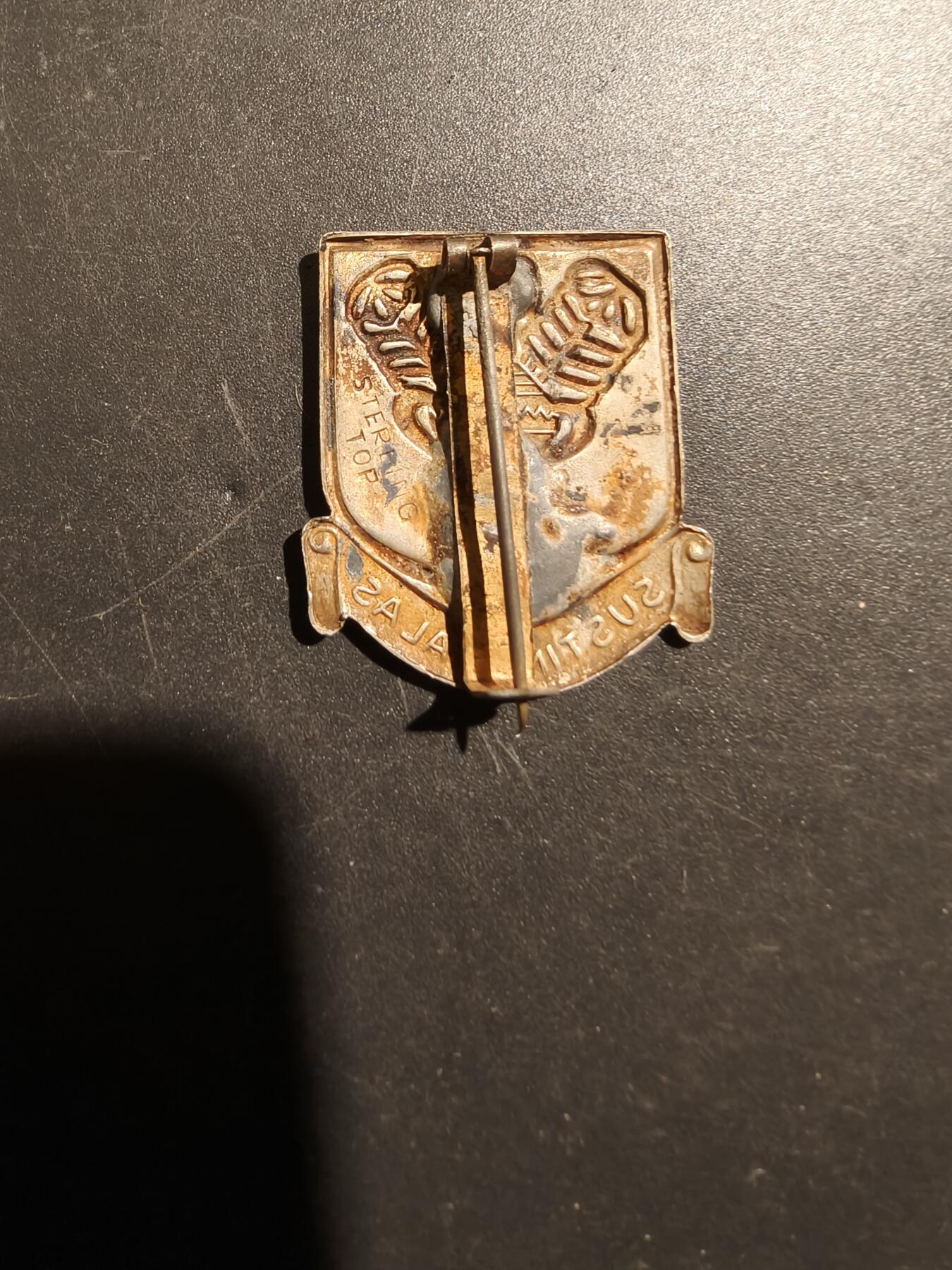 老王徽章第181期 二战美国陆军航空队技术训练司令部证章      925银     二战时期横针版