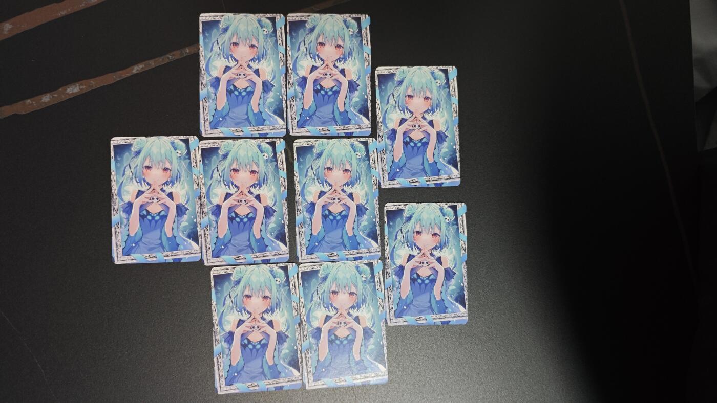 玉楼春卡牌第二期（送拍零佣金，持续收拍） 动漫美女粗闪 9张