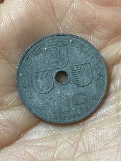 2026年第二十一场(总第一百九十场）外国好品散币场(免佣金) - 比利时🇧🇪1944年10分(二战德国占领时期，荷语–法语版)