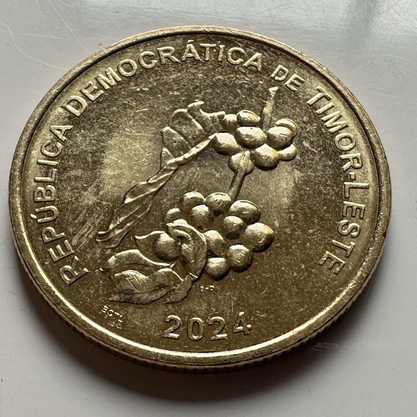 🌹外币初藏🌹🐯2026年第18场 快递将在12号停运 年前需发货的抓紧 ，年后正月十五恢复发货 东帝汶2024年50分 b