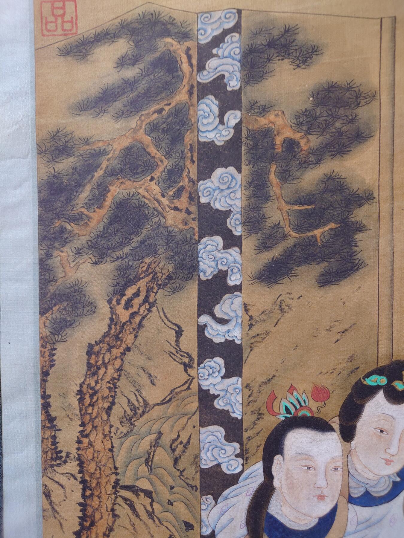 明代仇英高士图