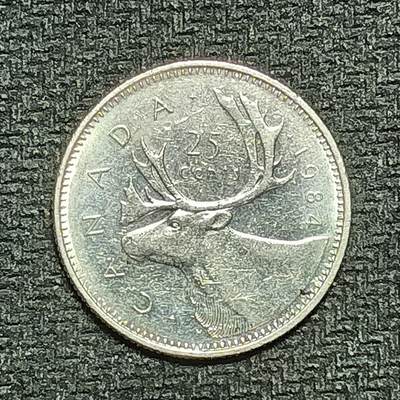 逸泉钱币2026B第十场世界钱币纪念币专场B1231-1615 - 1354加拿大25分