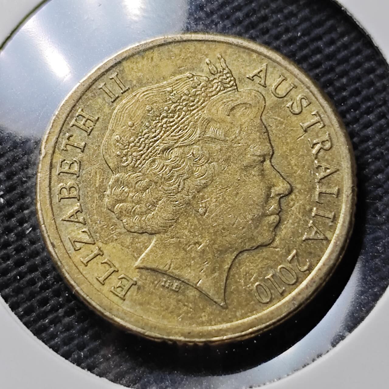 KK钱币收藏小铺  第395期  2月预留时间 周末发货 2010澳大利亚土著人2元 