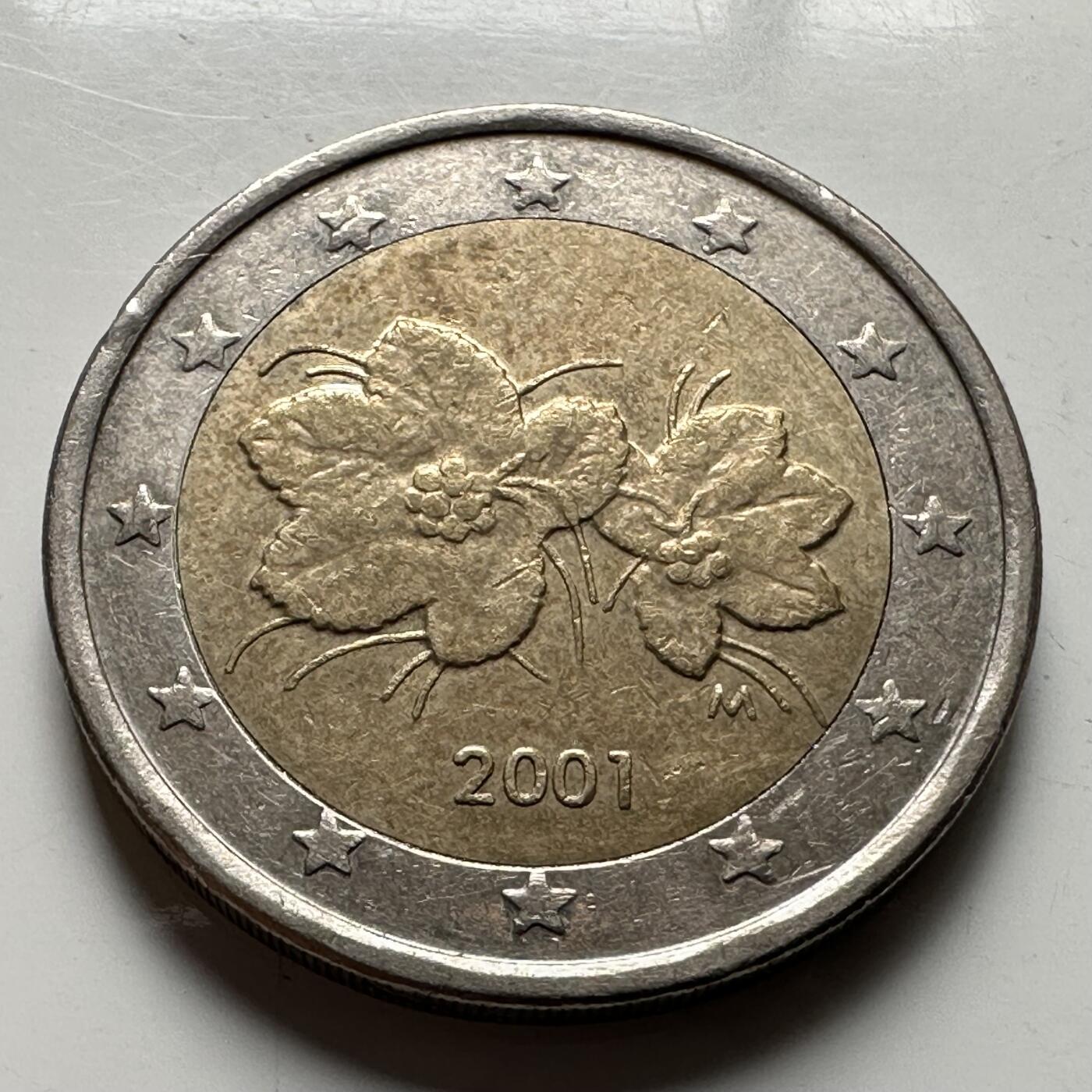 🌹外币初藏🌹🐯2026年第18场 快递将在12号停运 年前需发货的抓紧 ，年后正月十五恢复发货 芬兰2001年2欧元 a