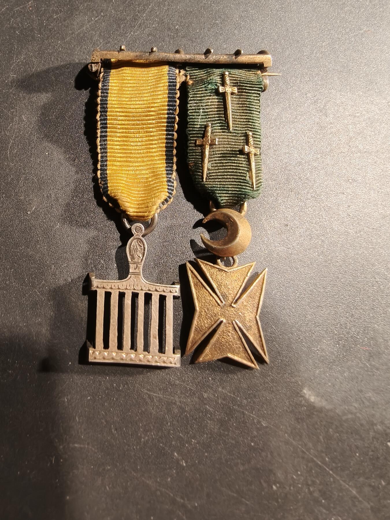 老王徽章第181期 英国共济会迷你联排    925银    11.3g