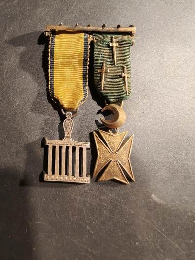 老王徽章第181期 - 英国共济会迷你联排    925银    11.3g