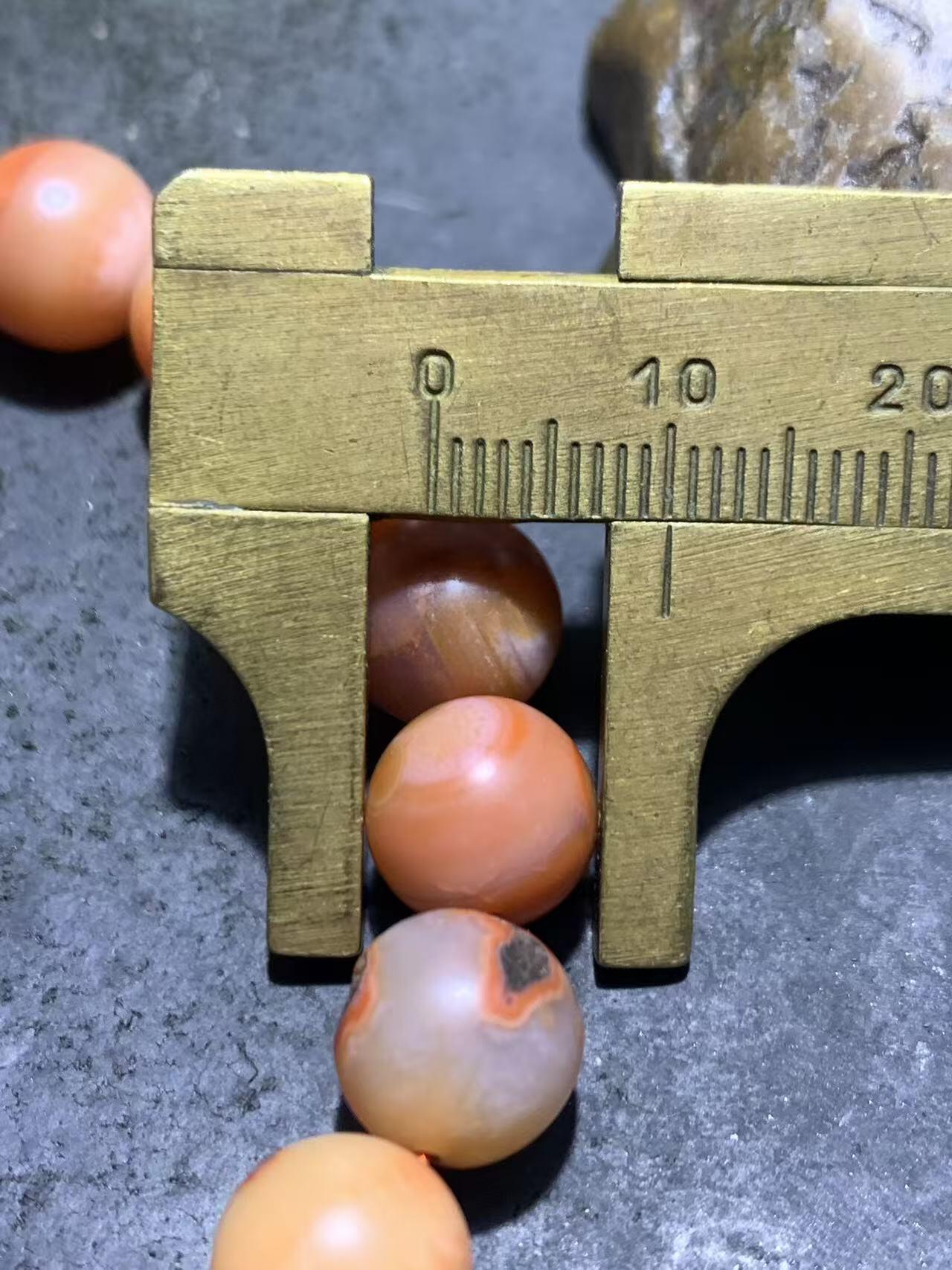 精美亚光原皮川料南红玛瑙单圈手串一条