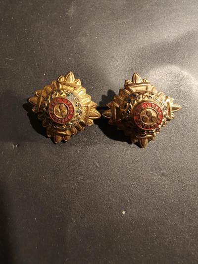 老王徽章第181期 - 英国军衔配饰一组    一战时期    巴斯星