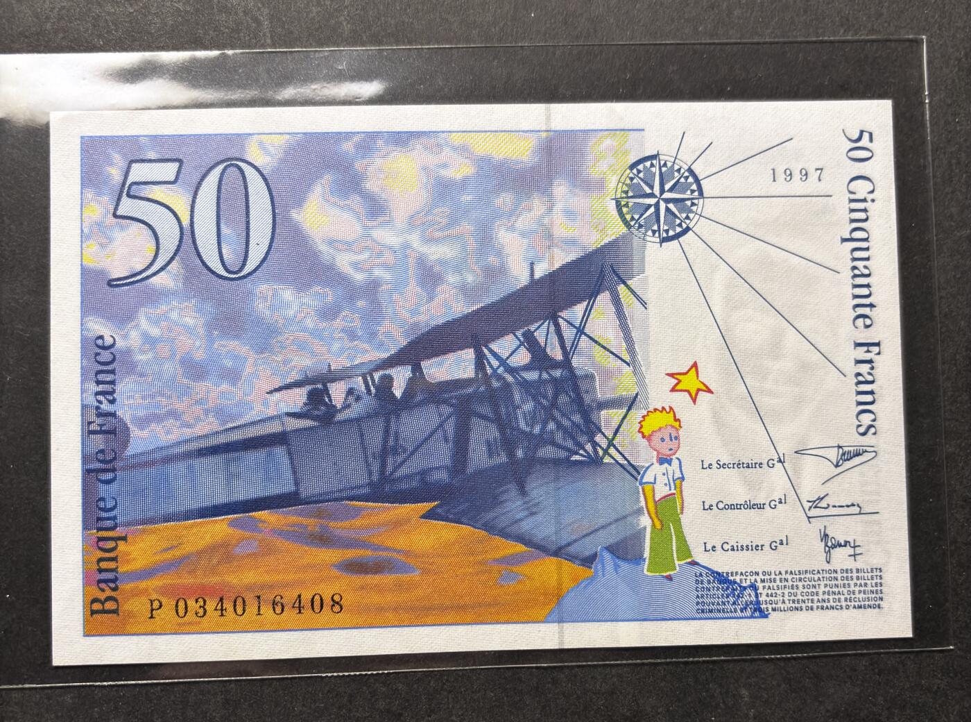 【金马踏春，泉马奔腾】2026 年新年贺岁场，（定于年初五接财神截拍）祝各位老板马到成功，马上有钱，愿岁岁平安喜乐顺遂 全新 1999 年法国小王子 50 法郎