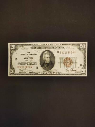 1929年20美元 - 1929年20美元