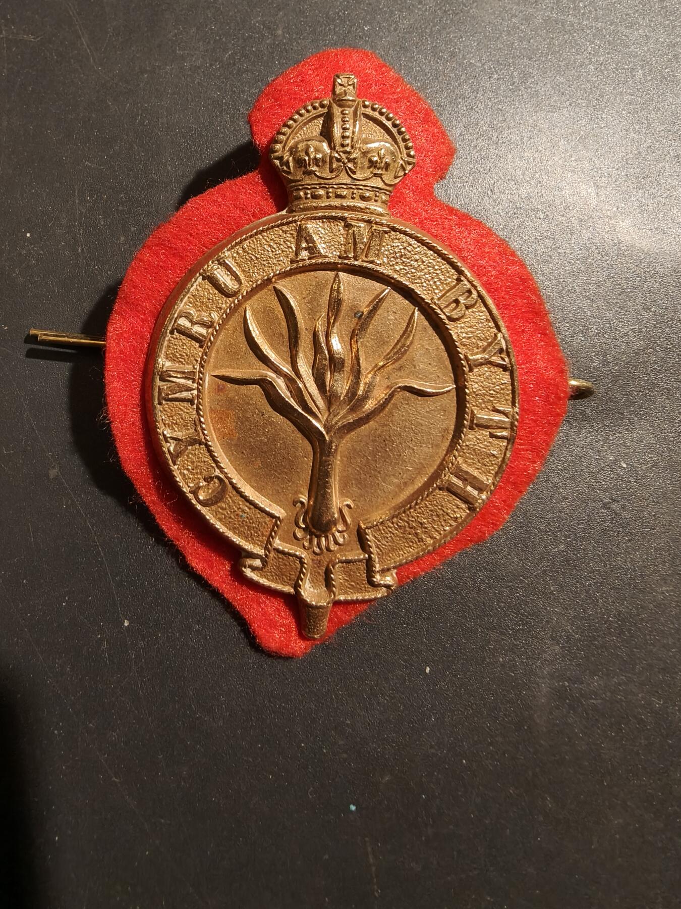 老王徽章第181期 英国威尔士近卫步兵团帽徽   爱德华七世时期