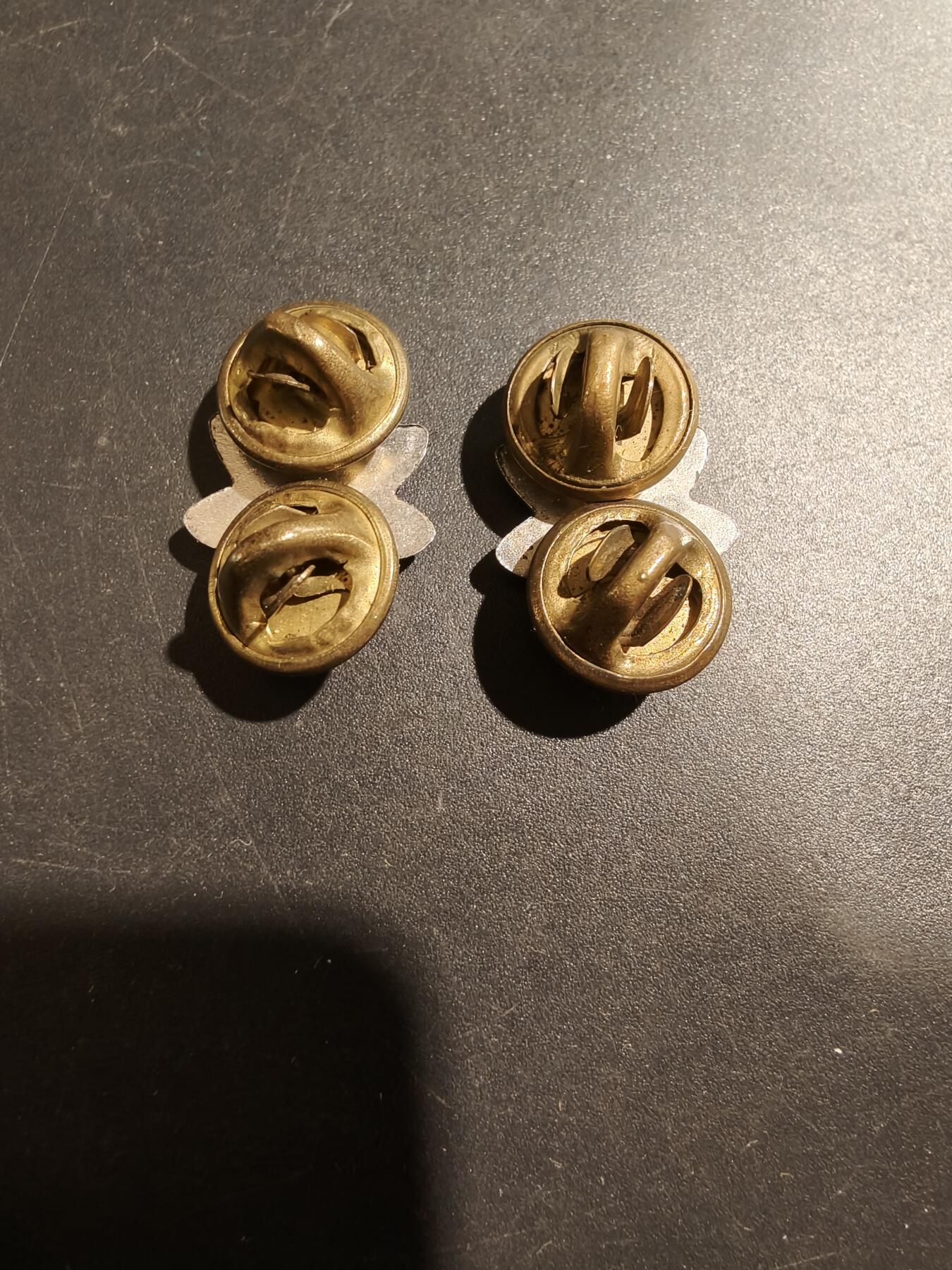 老王徽章第181期 美国海军陆战队中校金属军衔一组     925银    5g